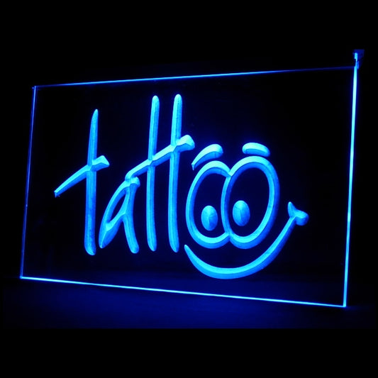 100002 Tattoo Piercing Shop Studio Workshop Home Decor Open Display illuminated Night Light Neon Sign 16 Color By Remote