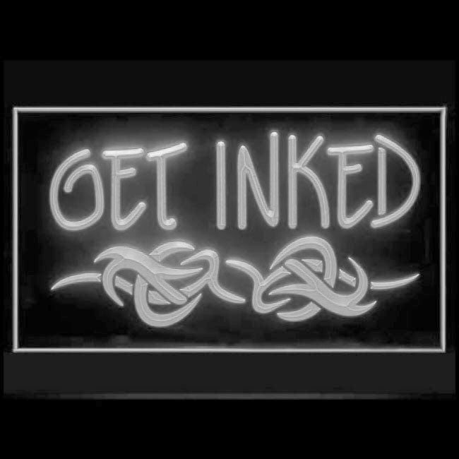 100010 Tattoo Piercing Get Inked Shop Studio Home Decor Open Display illuminated Night Light Neon Sign 16 Color By Remote