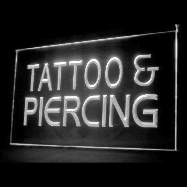 100016 Tattoo Piercing Shop Studio Workshop Home Decor Open Display illuminated Night Light Neon Sign 16 Color By Remote