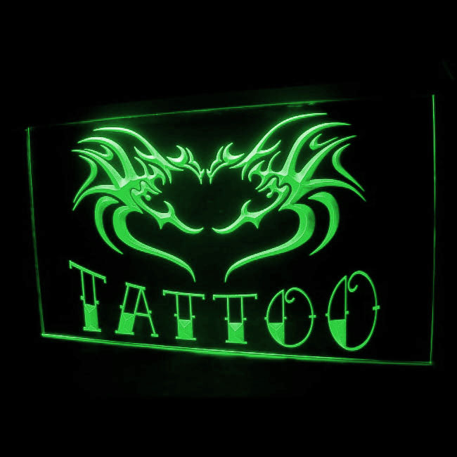 100033 Tattoo Piercing Shop Studio Workshop Home Decor Open Display illuminated Night Light Neon Sign 16 Color By Remote
