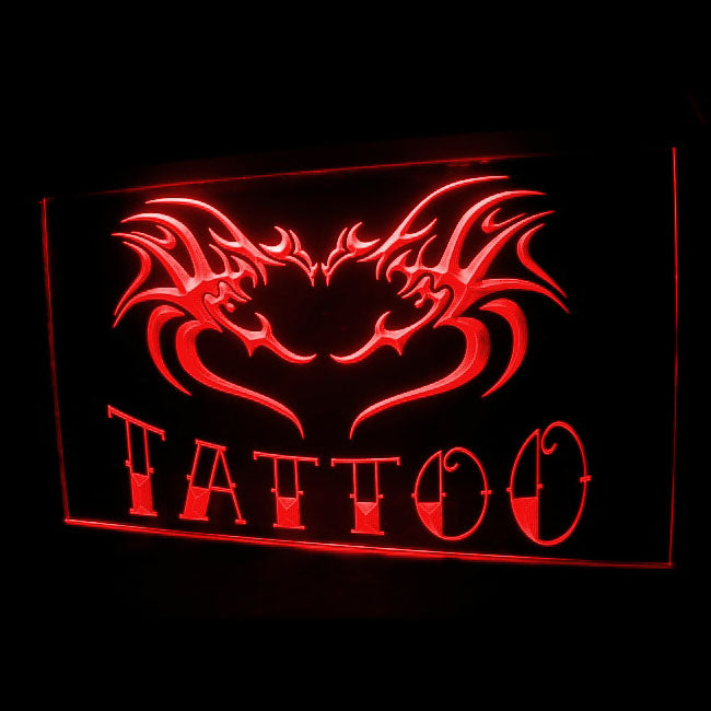 100033 Tattoo Piercing Shop Studio Workshop Home Decor Open Display illuminated Night Light Neon Sign 16 Color By Remote