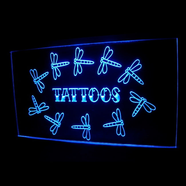 100039 Tattoo Piercing Shop Studio Workshop Home Decor Open Display illuminated Night Light Neon Sign 16 Color By Remote