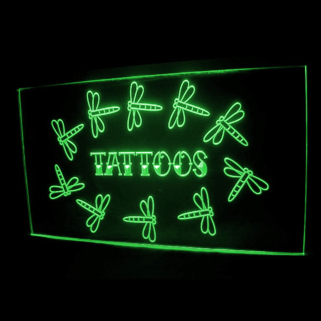 100039 Tattoo Piercing Shop Studio Workshop Home Decor Open Display illuminated Night Light Neon Sign 16 Color By Remote