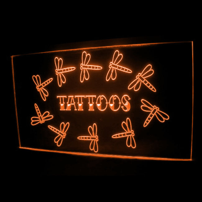 100039 Tattoo Piercing Shop Studio Workshop Home Decor Open Display illuminated Night Light Neon Sign 16 Color By Remote
