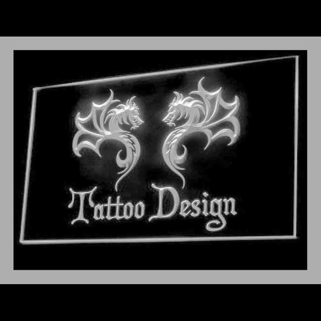 100053 Tattoo Design Piercing Shop Studio Home Decor Open Display illuminated Night Light Neon Sign 16 Color By Remote