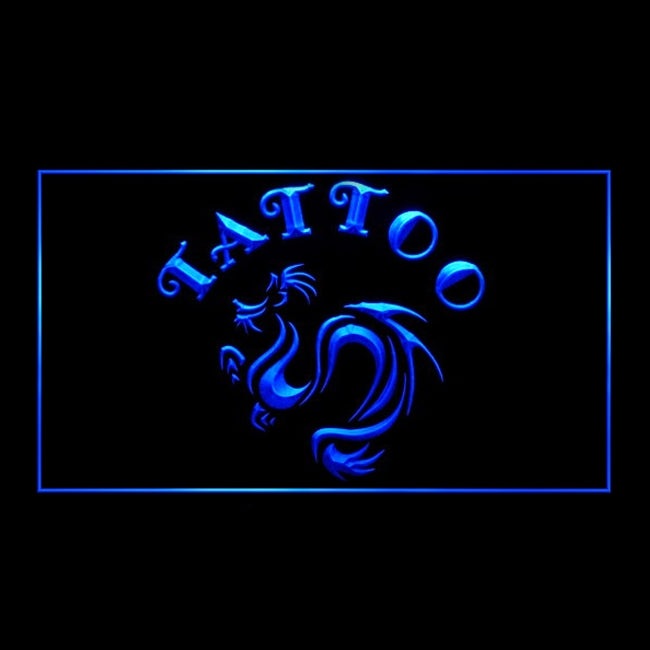 100104 Tattoo Piercing Shop Studio Workshop Home Decor Open Display illuminated Night Light Neon Sign 16 Color By Remote