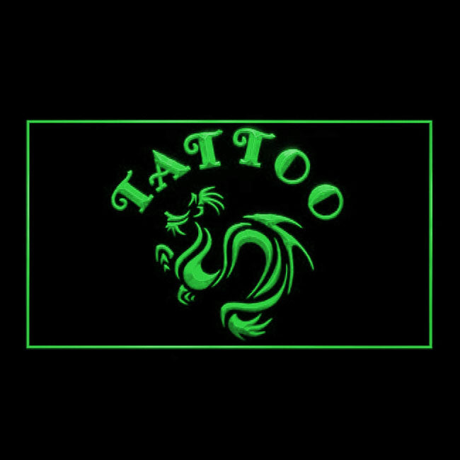 100104 Tattoo Piercing Shop Studio Workshop Home Decor Open Display illuminated Night Light Neon Sign 16 Color By Remote