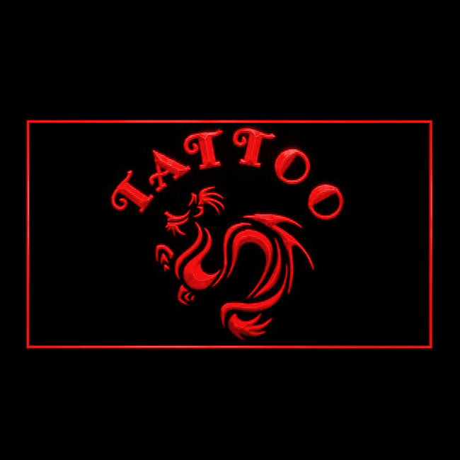 100104 Tattoo Piercing Shop Studio Workshop Home Decor Open Display illuminated Night Light Neon Sign 16 Color By Remote