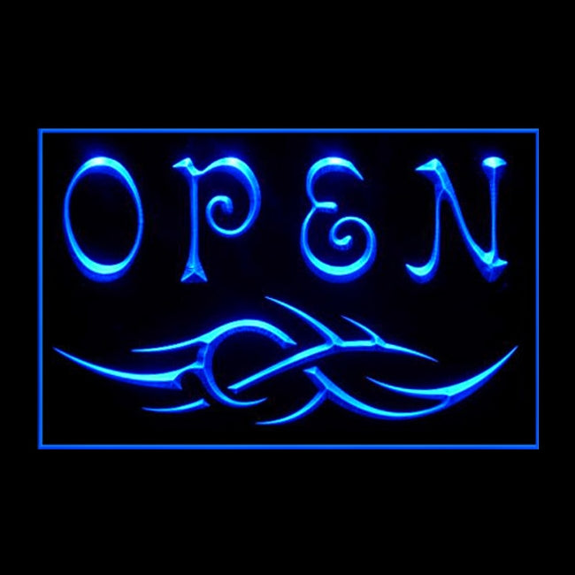 100107 Tattoo Piercing Shop Studio Workshop Home Decor Open Display illuminated Night Light Neon Sign 16 Color By Remote