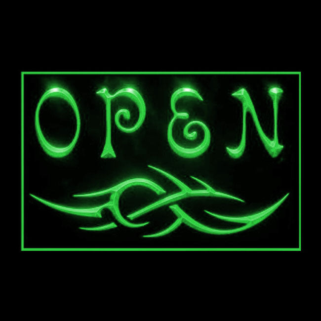 100107 Tattoo Piercing Shop Studio Workshop Home Decor Open Display illuminated Night Light Neon Sign 16 Color By Remote