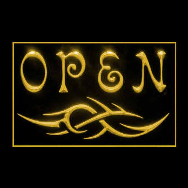 100107 Tattoo Piercing Shop Studio Workshop Home Decor Open Display illuminated Night Light Neon Sign 16 Color By Remote