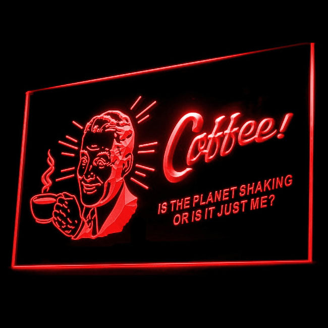 110002 Coffee Shop Cafe Bar Home Decor Open Display illuminated Night Light Neon Sign 16 Color By Remote