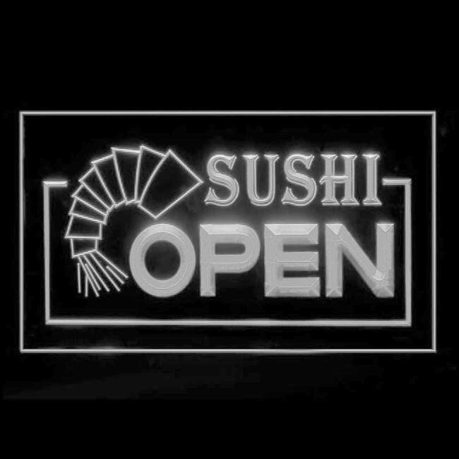 110019 OPEN Sushi Shop Restaurant Bar Cafe Home Decor Open Display illuminated Night Light Neon Sign 16 Color By Remote