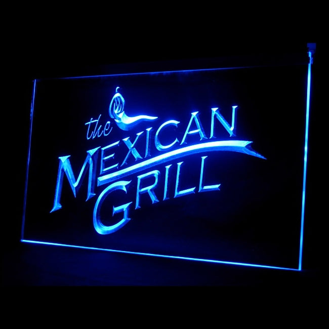 110024 The Mexican Grills Bar Cafe Restaurant Home Decor Open Display illuminated Night Light Neon Sign 16 Color By Remote