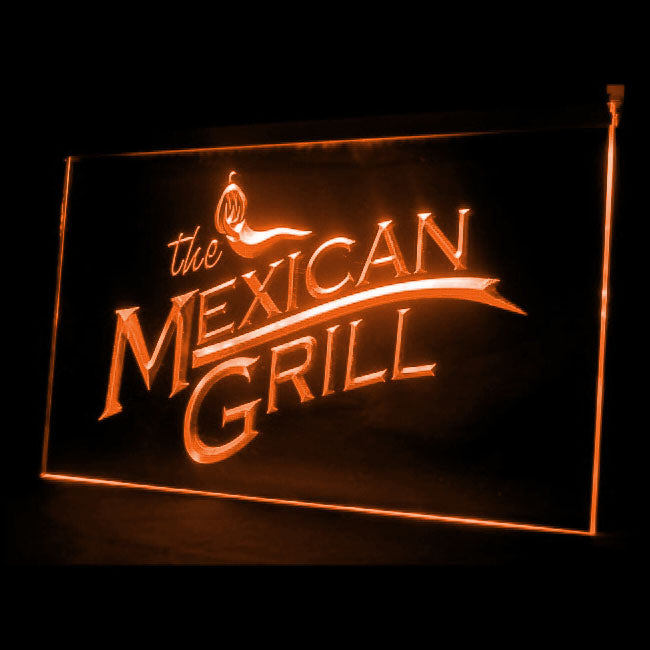 110024 The Mexican Grills Bar Cafe Restaurant Home Decor Open Display illuminated Night Light Neon Sign 16 Color By Remote