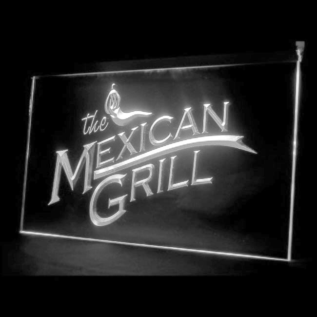 110024 The Mexican Grills Bar Cafe Restaurant Home Decor Open Display illuminated Night Light Neon Sign 16 Color By Remote