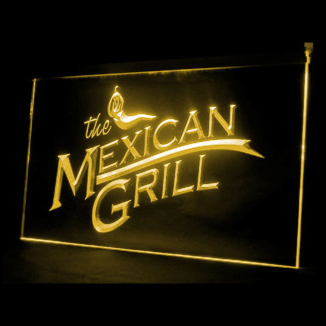 110024 The Mexican Grills Bar Cafe Restaurant Home Decor Open Display illuminated Night Light Neon Sign 16 Color By Remote