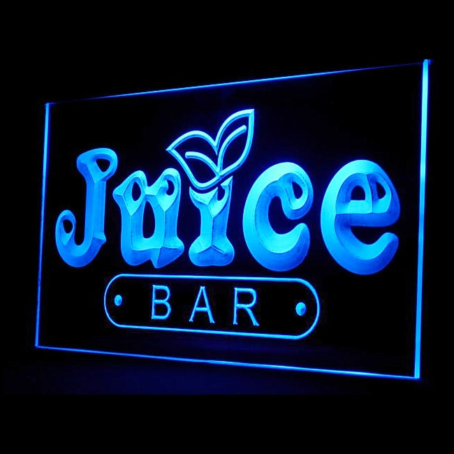 110034 Juice Bar Cafe Shop Store Home Decor Open Display illuminated Night Light Neon Sign 16 Color By Remote