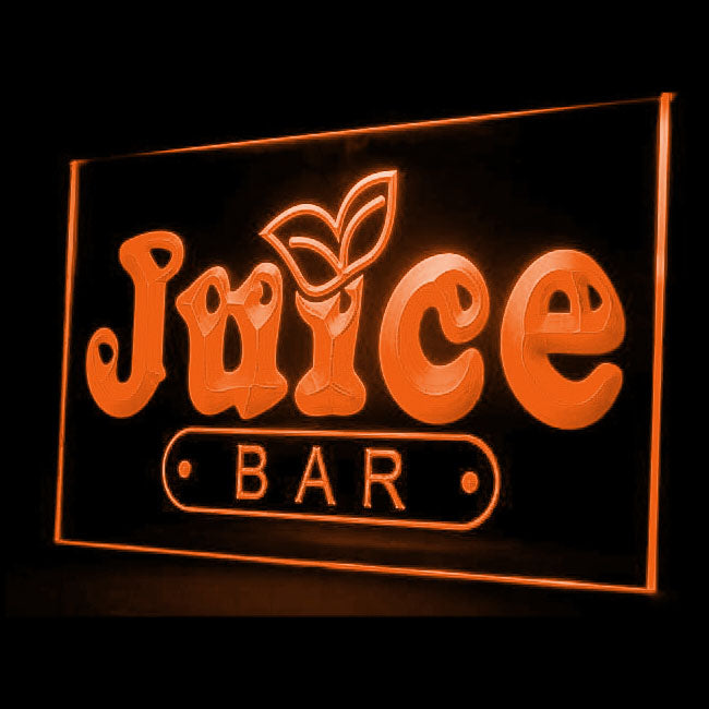 110034 Juice Bar Cafe Shop Store Home Decor Open Display illuminated Night Light Neon Sign 16 Color By Remote