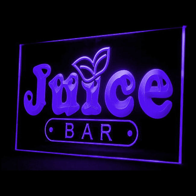 110034 Juice Bar Cafe Shop Store Home Decor Open Display illuminated Night Light Neon Sign 16 Color By Remote