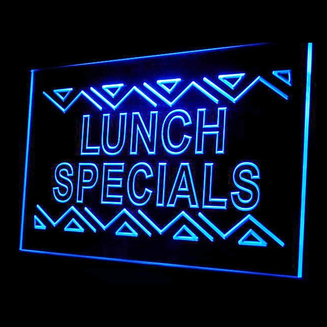 110035 Lunch Speical Cafe Restaurant Bar Home Decor Open Display illuminated Night Light Neon Sign 16 Color By Remote