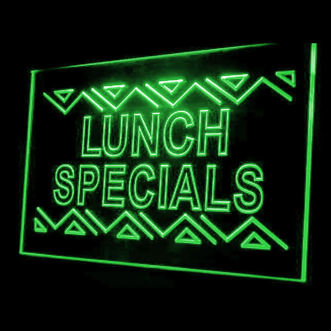 110035 Lunch Speical Cafe Restaurant Bar Home Decor Open Display illuminated Night Light Neon Sign 16 Color By Remote