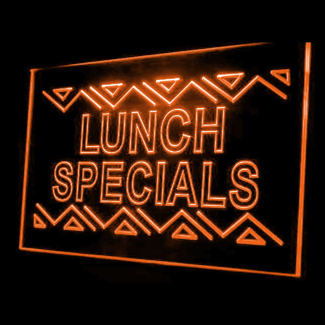 110035 Lunch Speical Cafe Restaurant Bar Home Decor Open Display illuminated Night Light Neon Sign 16 Color By Remote