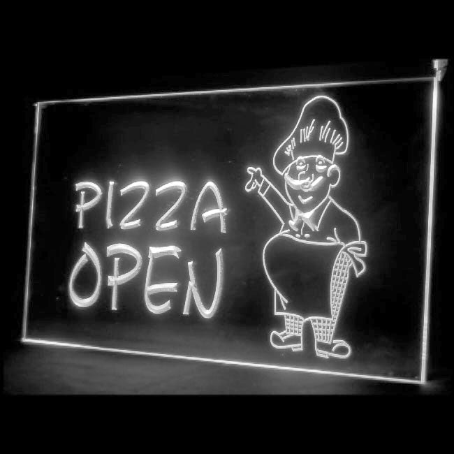 110067 OPEN Pizza Shop Cafe Restaurant Home Decor Open Display illuminated Night Light Neon Sign 16 Color By Remote