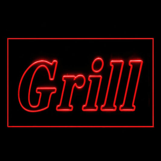 110120 Grill OPEN Bar Pub BBQ Restaurant Cafe Home Decor Open Display illuminated Night Light Neon Sign 16 Color By Remote