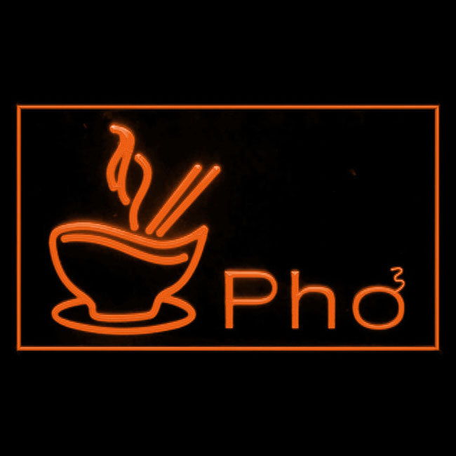 110125 Pho Vietnamese Vietnam Noodle Home Decor Open Display illuminated Night Light Neon Sign 16 Color By Remote