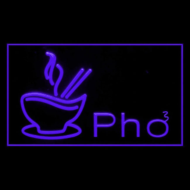 110125 Pho Vietnamese Vietnam Noodle Home Decor Open Display illuminated Night Light Neon Sign 16 Color By Remote
