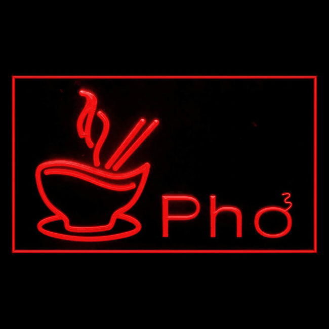 110125 Pho Vietnamese Vietnam Noodle Home Decor Open Display illuminated Night Light Neon Sign 16 Color By Remote