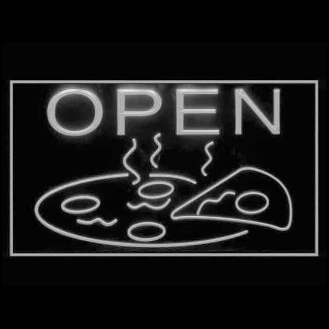 110131 OPEN Pizza Cafe Restaurant Home Decor Open Display illuminated Night Light Neon Sign 16 Color By Remote