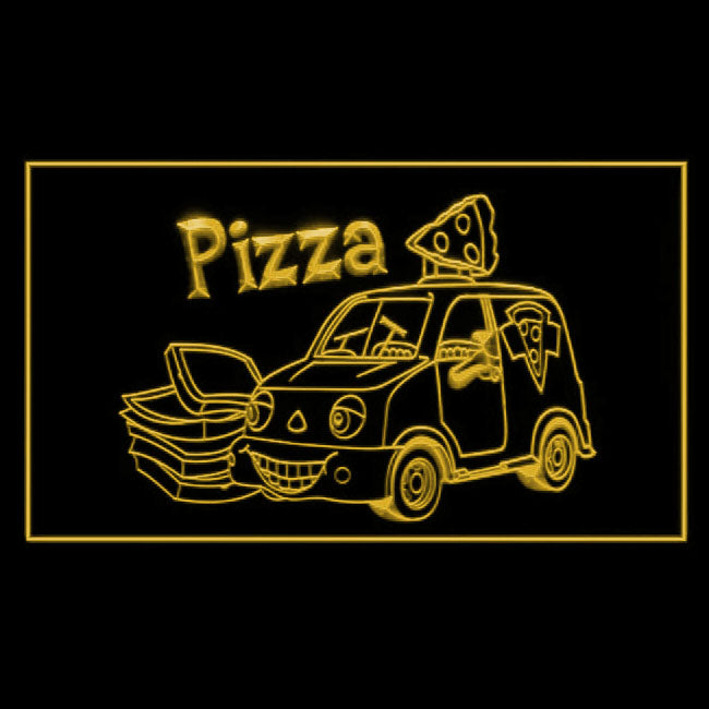 110151 Pizza Cafe Restaurant Shop Home Decor Open Display illuminated Night Light Neon Sign 16 Color By Remote
