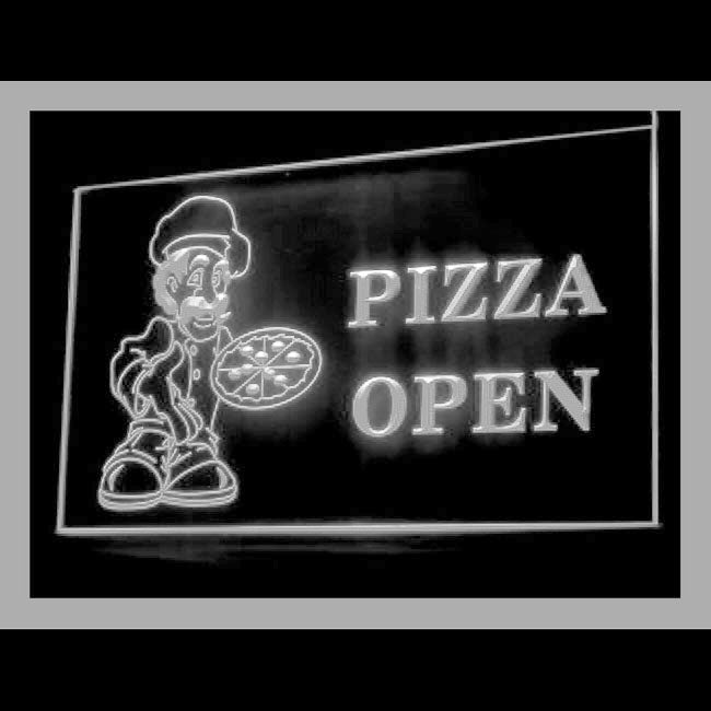 110175 Pizza Cafe Restaurant Home Decor Open Display illuminated Night Light Neon Sign 16 Color By Remote