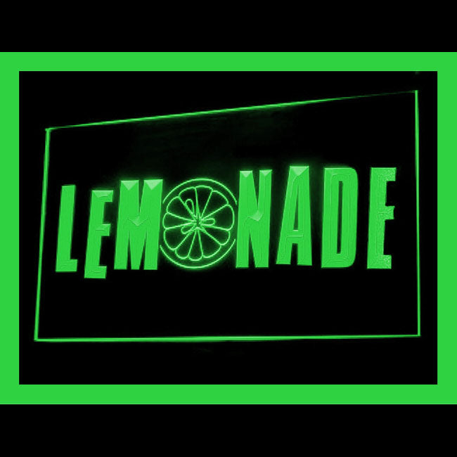 110180 Lemonade Cafe Shop Store Home Decor Open Display illuminated Night Light Neon Sign 16 Color By Remote