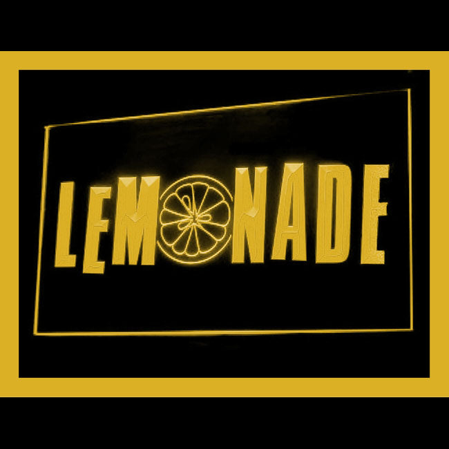 110180 Lemonade Cafe Shop Store Home Decor Open Display illuminated Night Light Neon Sign 16 Color By Remote