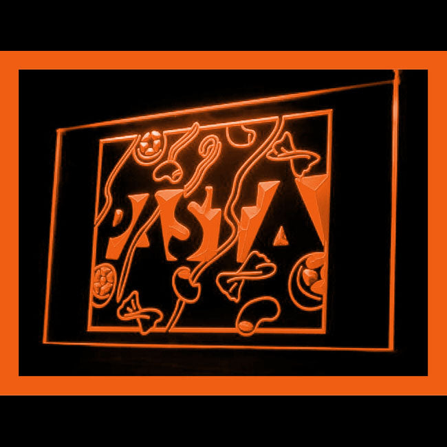 110198 Pasta Cafe Restaurant Shop Home Decor Open Display illuminated Night Light Neon Sign 16 Color By Remote