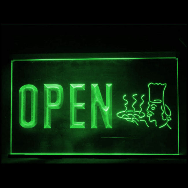 110218 Open Restaurant Cafe Bar Home Decor Open Display illuminated Night Light Neon Sign 16 Color By Remote