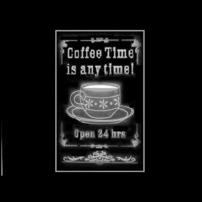 110256 Coffee Cafe Shop Home Decor Open Display illuminated Night Light Neon Sign 16 Color By Remote