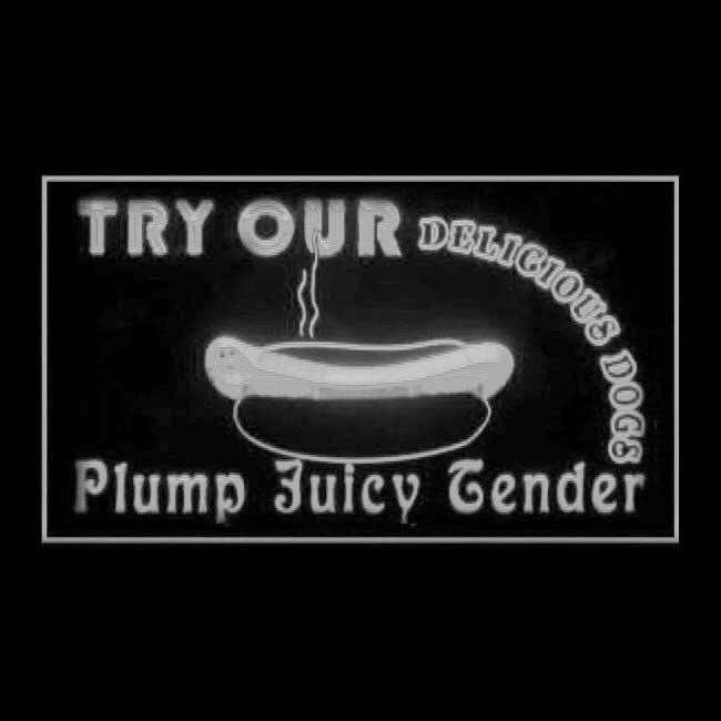 110263 Delicious Hot Dogs Sold Here Shop Cafe Home Decor Open Display illuminated Night Light Neon Sign 16 Color By Remote