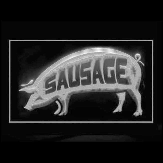 110274 Sausage Ham Shop Grocery Store Home Decor Open Display illuminated Night Light Neon Sign 16 Color By Remote