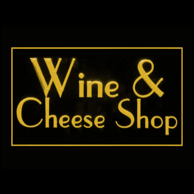 110276 Wine Cheese Shop Store Home Decor Open Display illuminated Night Light Neon Sign 16 Color By Remote