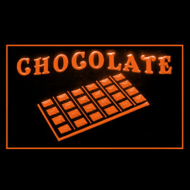 110283 Chocolate Candy Shop Store Home Decor Open Display illuminated Night Light Neon Sign 16 Color By Remote