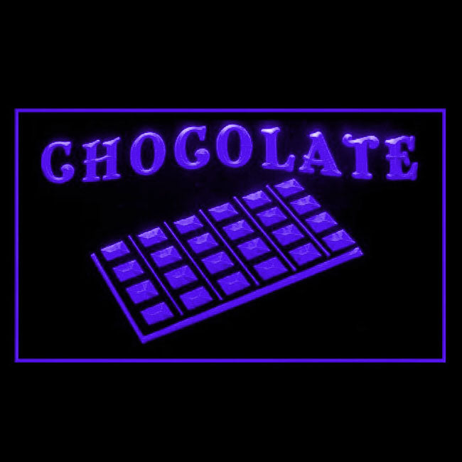 110283 Chocolate Candy Shop Store Home Decor Open Display illuminated Night Light Neon Sign 16 Color By Remote