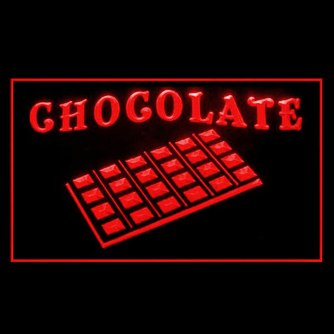 110283 Chocolate Candy Shop Store Home Decor Open Display illuminated Night Light Neon Sign 16 Color By Remote