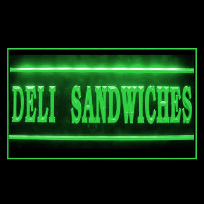 110285 Deli Sandwiches Shop Grocery Store Home Decor Open Display illuminated Night Light Neon Sign 16 Color By Remote