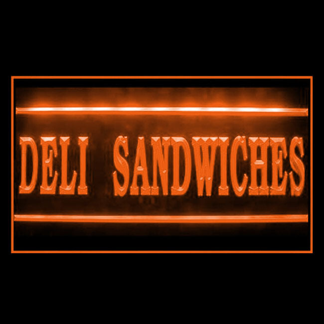 110285 Deli Sandwiches Shop Grocery Store Home Decor Open Display illuminated Night Light Neon Sign 16 Color By Remote