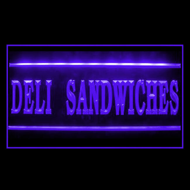 110285 Deli Sandwiches Shop Grocery Store Home Decor Open Display illuminated Night Light Neon Sign 16 Color By Remote