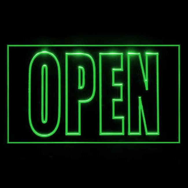 120009 Open Shop Store Salon Cafe Bar Pub Home Decor Open Display illuminated Night Light Neon Sign 16 Color By Remote